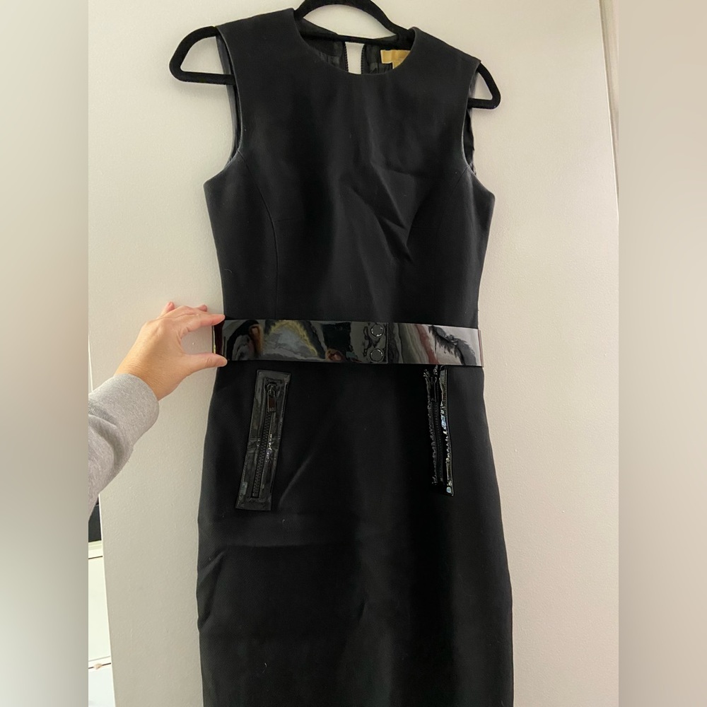 LAST CHANCE Michael Kors Runway Italy Wool MIDI Dress